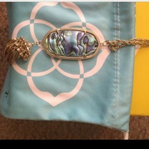 Kendra Scott Raine necklace abalone shell